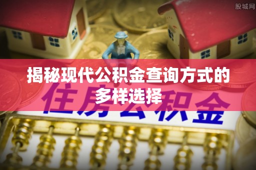 天柱揭秘现代公积金查询方式的多样选择