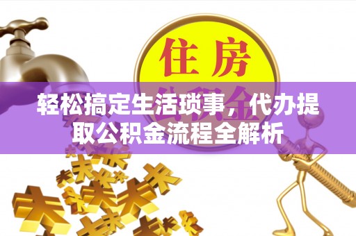来宾轻松搞定生活琐事，代办提取公积金流程全解析