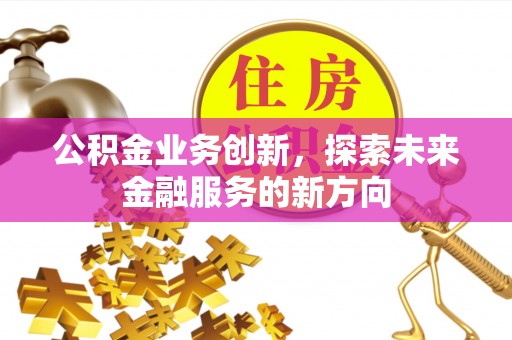 阜宁公积金业务创新，探索未来金融服务的新方向
