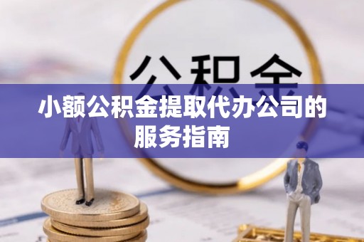 新丰小额公积金提取代办公司的服务指南