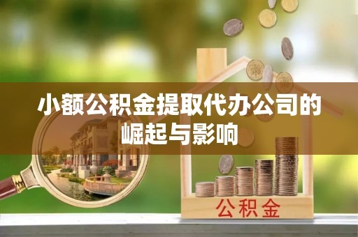 兴业小额公积金提取代办公司的崛起与影响