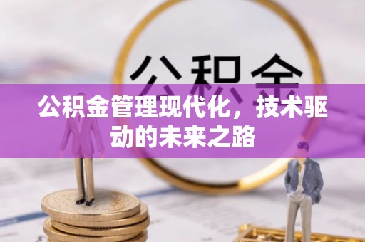 砀山公积金管理现代化，技术驱动的未来之路